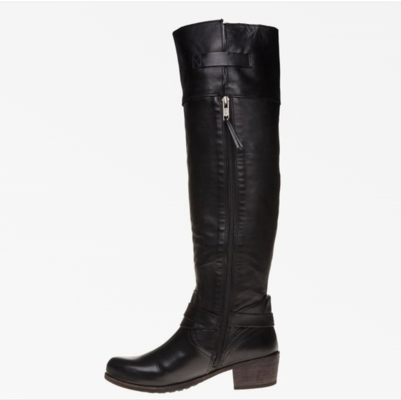 Ugg Bess Over the Knee Leather Riding Boots in Black Size 7.5 #480 - Picture 5 of 17